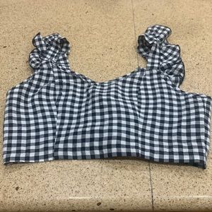 Gingham black and white